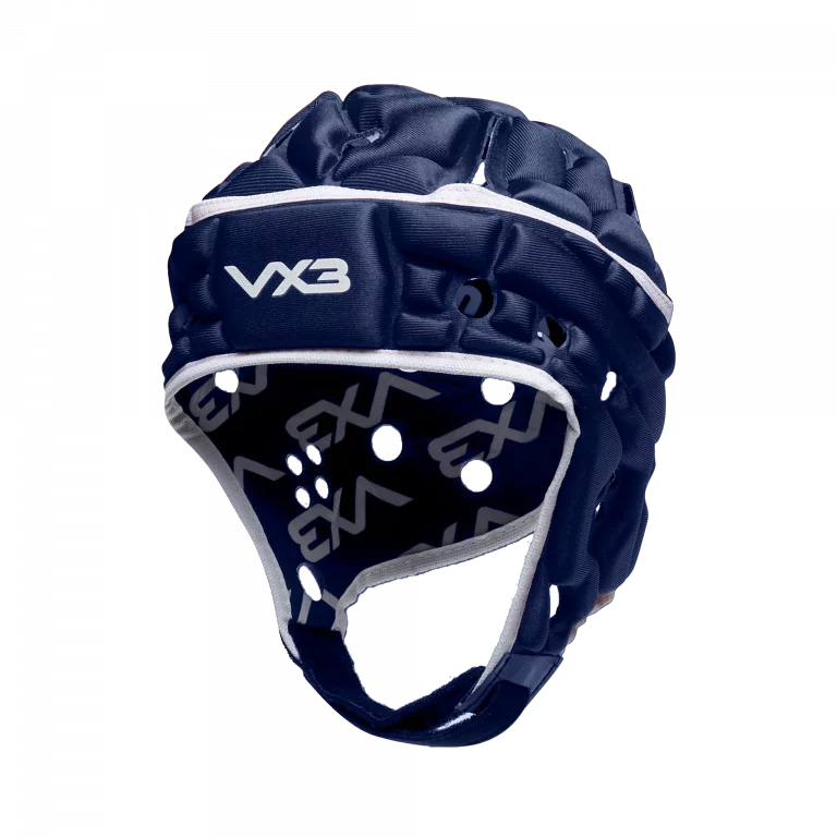 VX3 Airflow Rugby Head Guard Navy White